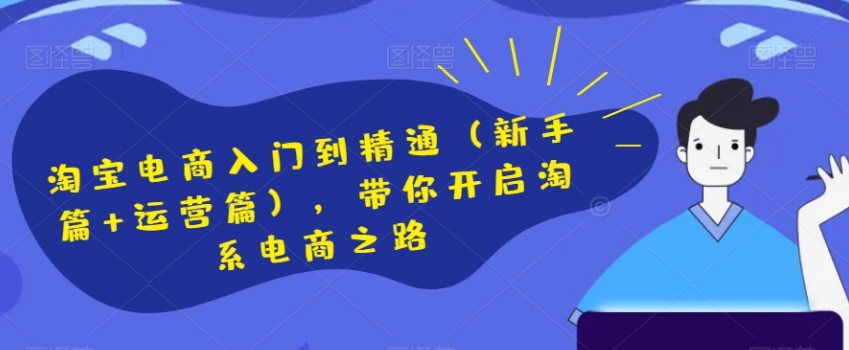 淘宝电商入门到精通，带你开启淘系电商之路-云际资源网