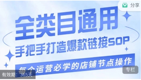 单品爆款打造实操运营，单品爆款从“0”-“1”手把手演练运营步骤-云际资源网