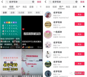 名字写诗好玩的副业项目-云际资源网