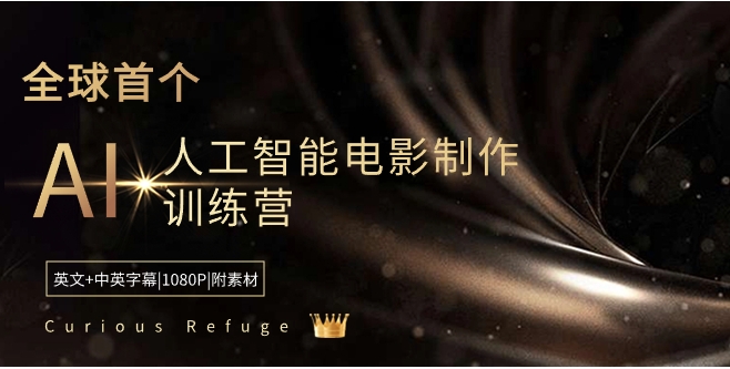 CuriousRefuge-全球首个AI人工智能电影制作训练营-中英字幕|1080P|附素材-云际资源网