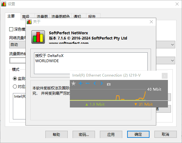 SoftPerfectNetWorx(网络流量监控工具)v7.2.2中文绿色版-云际资源网