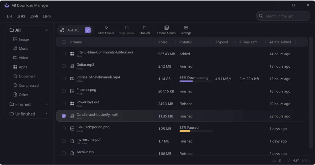 ABDownloadManager下载管理器v1.1.0-云际资源网