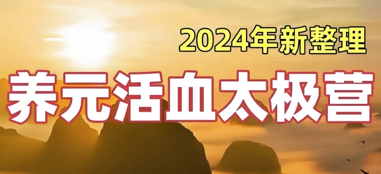 28天养元活血太极营(2024全面升级版)-云际资源网