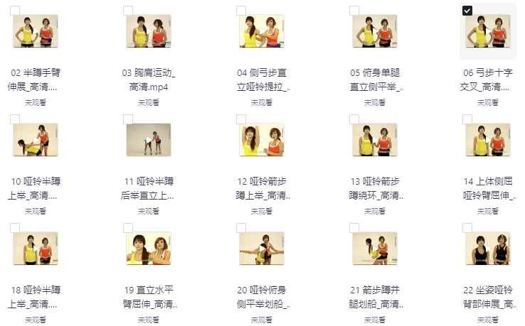 塑身操全集视频课-云际资源网