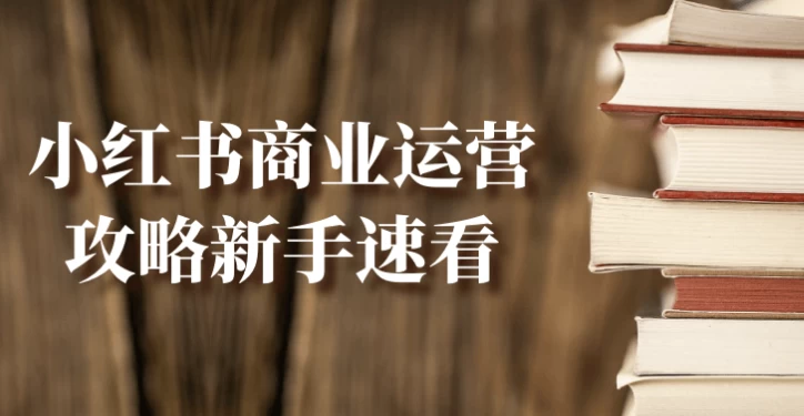 小红书商业运营攻略新手速看-云际资源网