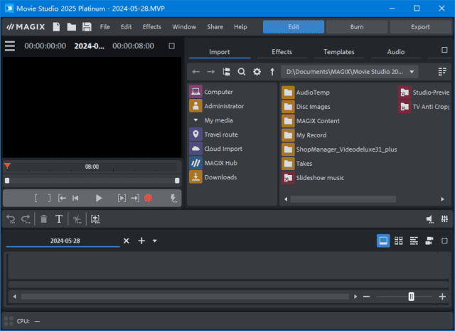 MAGIXMovieStudioPlatinum2025(视频编辑软件)v24.0.1.239-云际资源网